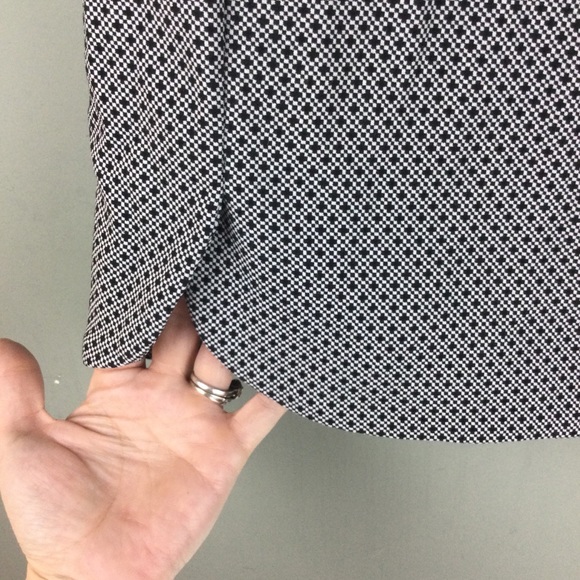 Margaret M Tulip Hem Geometric Print Pull-On Mini Skirt Size XS - Picture 5 of 9
